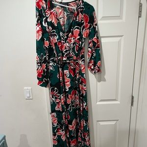 Eloquii faux wrap dress
